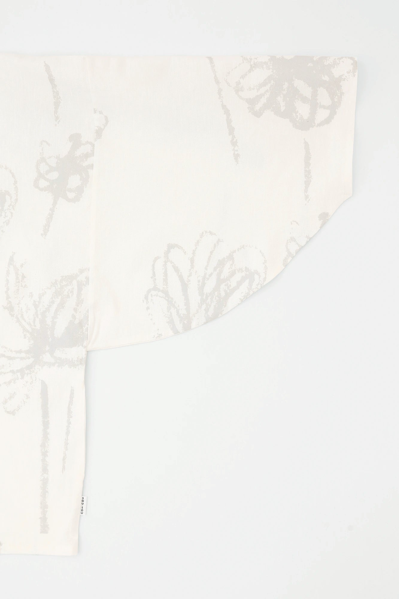 [Versand voraussichtlich um den 3. März herum] Quadratisches Naginata-Gewand aus Leinen-Rayon/flauschiges Tsukumo