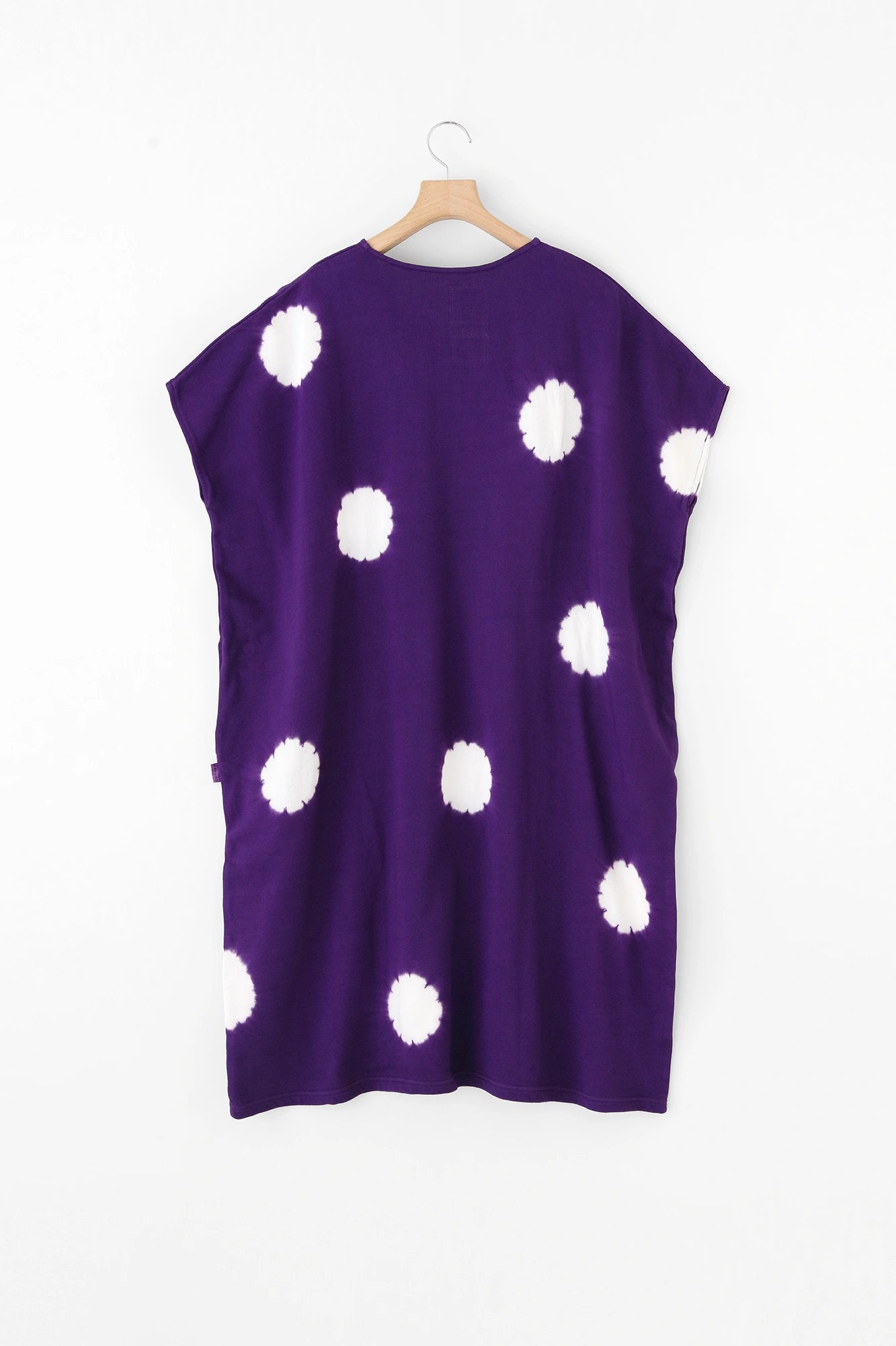 【Versand voraussichtlich ab dem 3. März】Kiyose-Shibori Feinwoll (Sazare-Urake) Langform-Kleid (Chouhoukei) Schulterlinie (Katasen)/Große Mizutama (Mizutama Dai) Tiefviolett (Kokimurasaki) × Tsukumo 