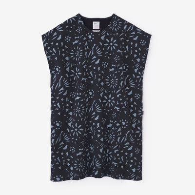 裏起毛 阿弥（あみ） 長方形衣（ちょうほうけい） 肩線（かたせん）／切り絵（きりえ） 濃紺（のうこん）