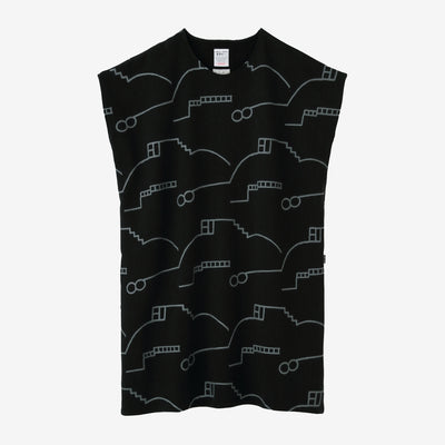 裏起毛 阿弥（あみ） 長方形衣（ちょうほうけい） 肩線（かたせん）／茶利（ちゃり） 濡羽色（ぬればいろ）