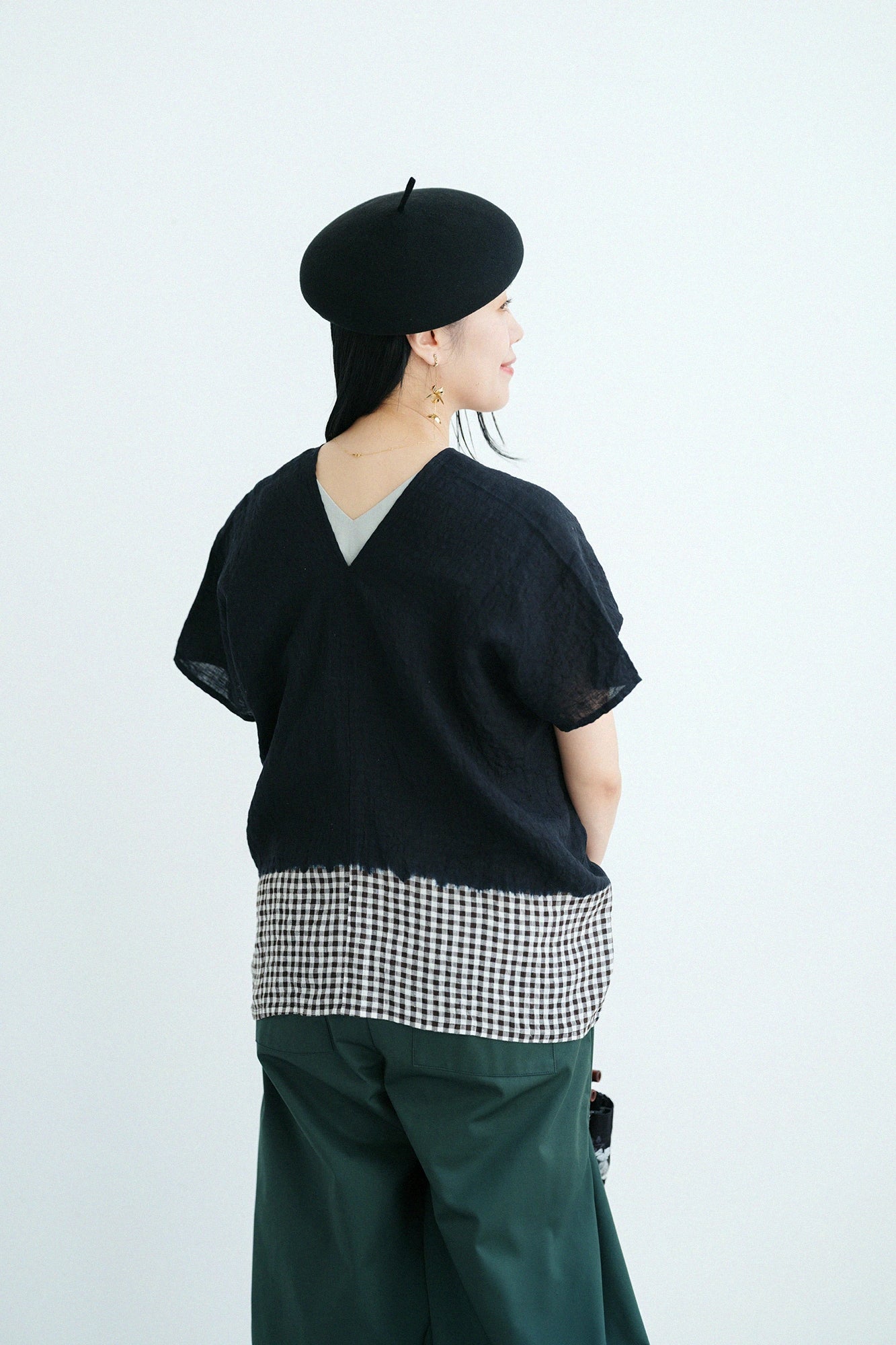 '身長：' 161cm,'着用サイズ：'女F
