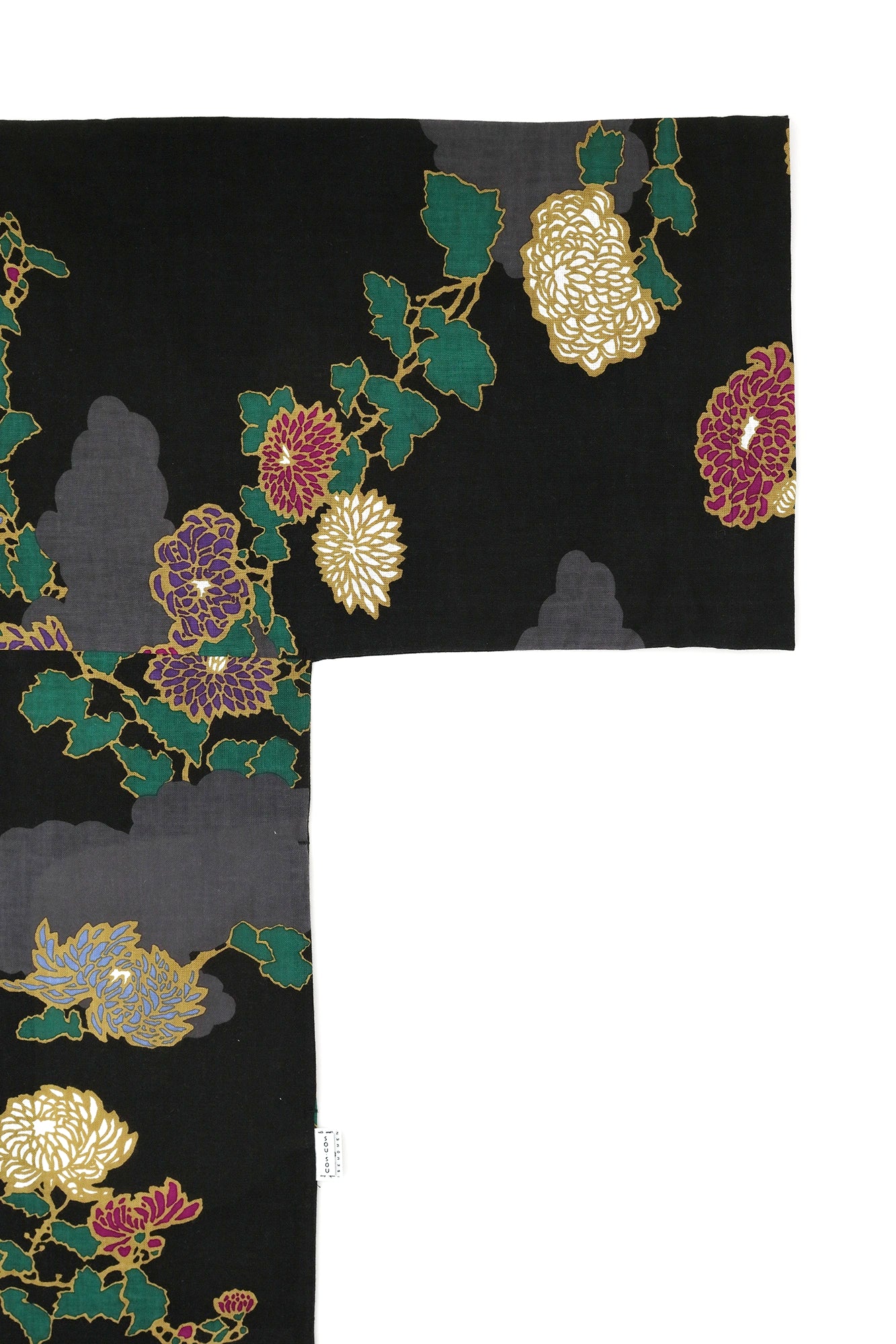 【Versand voraussichtlich ab dem 3. März】Iseki Ori Bun (Bun) großer Furoshiki (Ōkatabira)/Kumodori mit Chrysantheme 