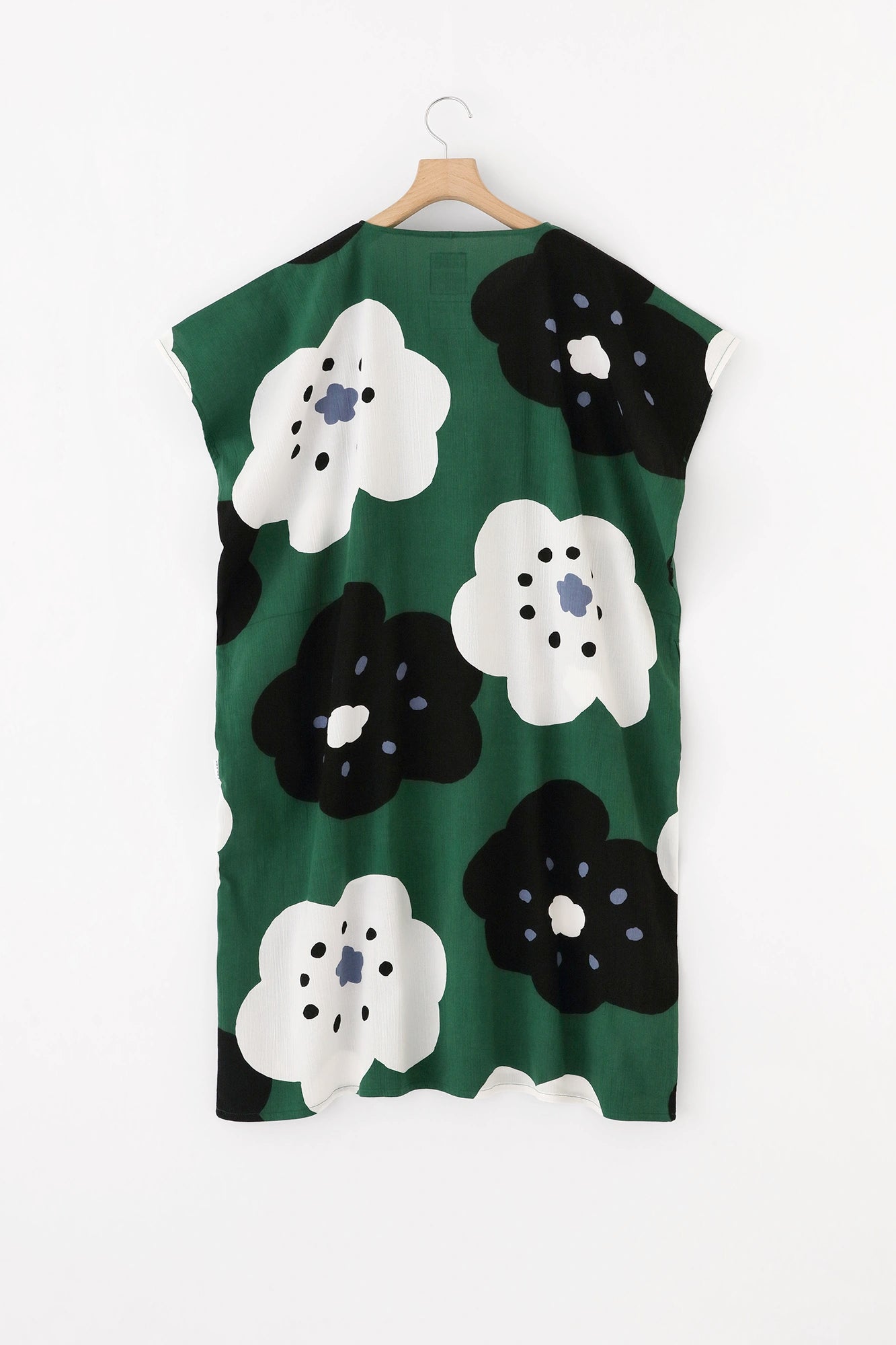 【Ships ard. 6/23】Chizimi Cotton 20/20 Rectangular Dress / Smile Evergreen