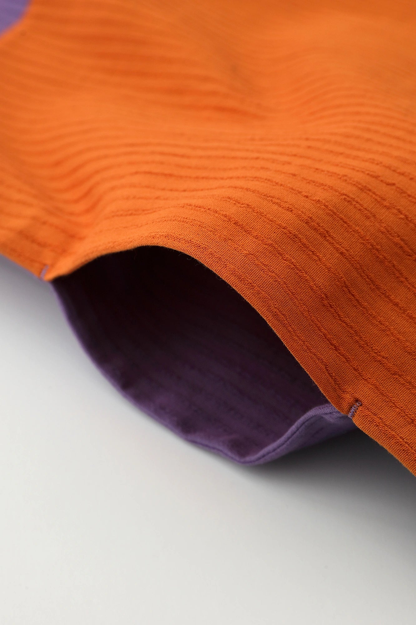 [Expédition prévue vers le 21 avril] Takashima Jiji 40/20 Akiha Rectangular Cloth Kumi/Benifujinando x Red Orange