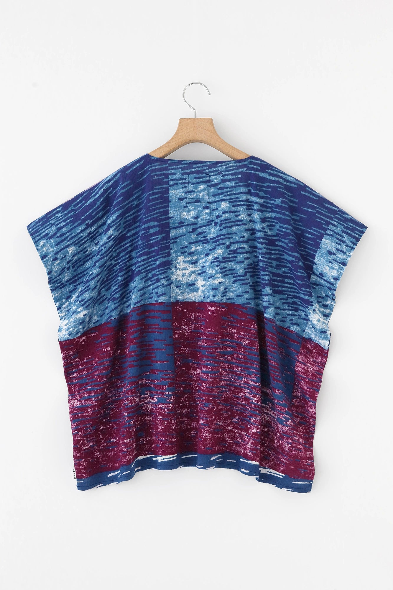【Ships ard. 6/23】Chizimi Cotton 20/20 Square Top / Water Surface