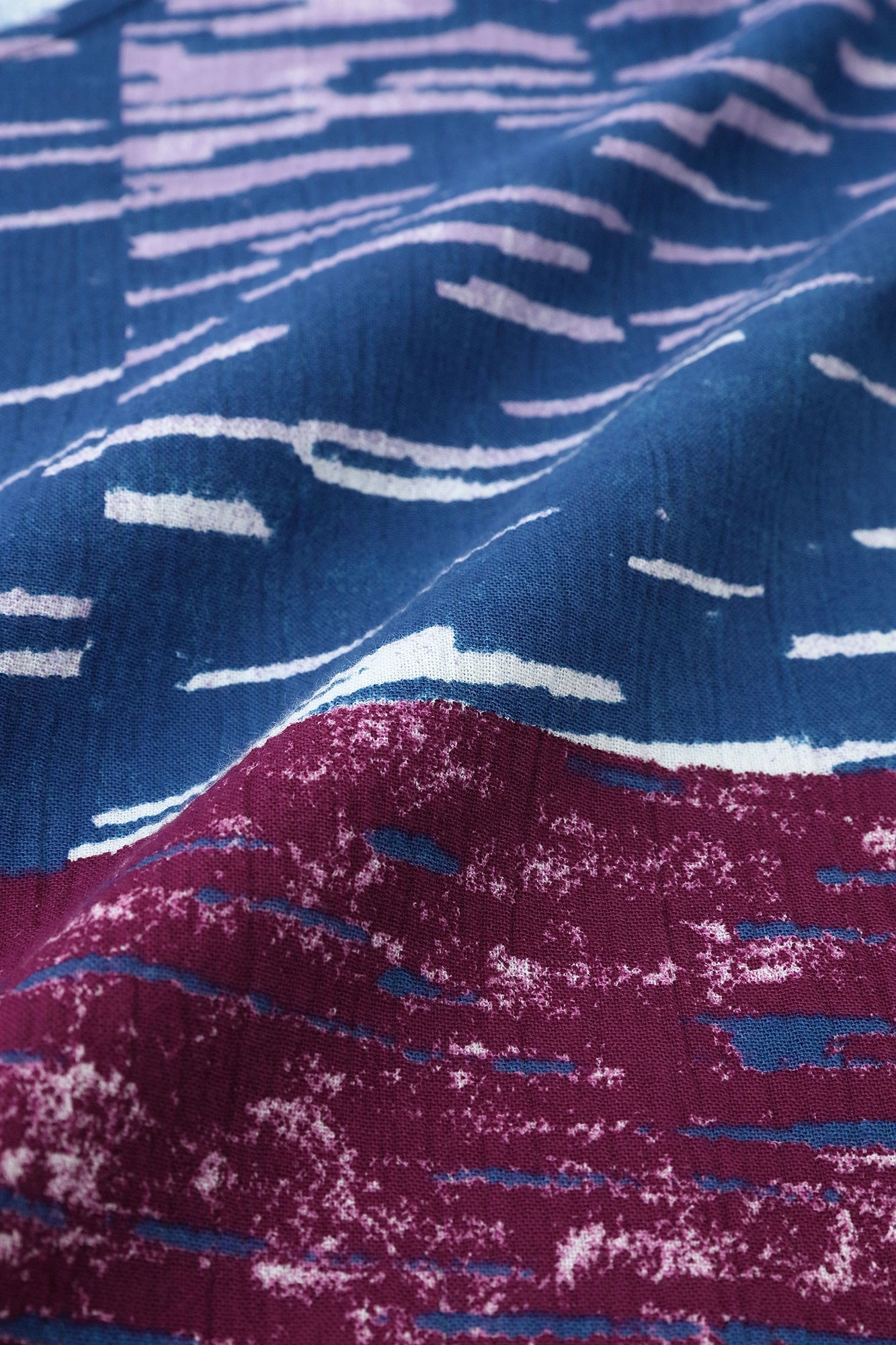 【Ships ard. 6/23】Chizimi Cotton 20/20 Square Top / Water Surface