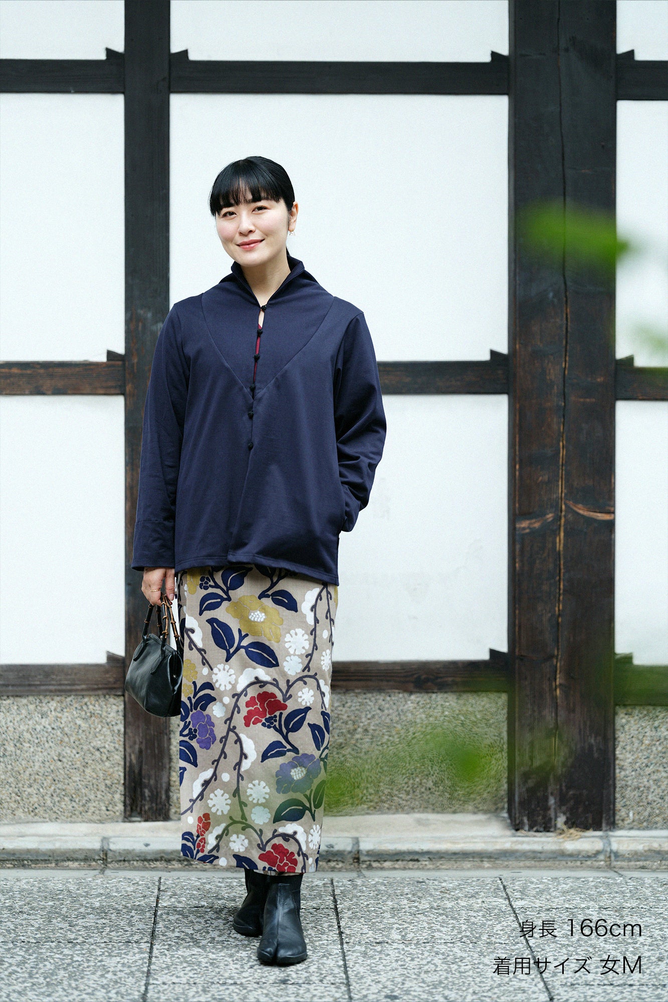 60雙平紋針織布 伯爵太夫／藍黑色