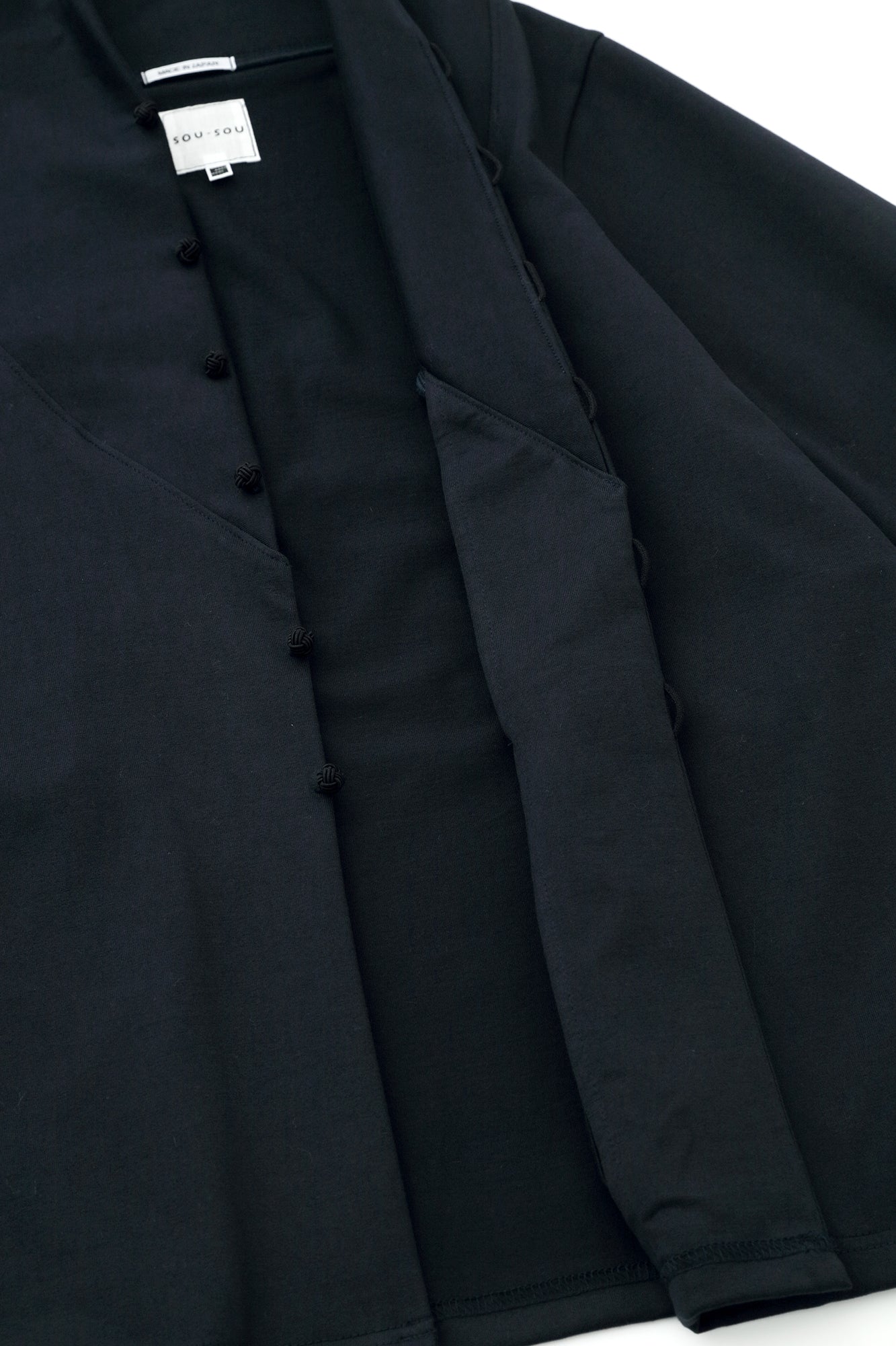 60-count Double Yarn Jersey Knit Earl Taifu Cardigan / Dark Blue