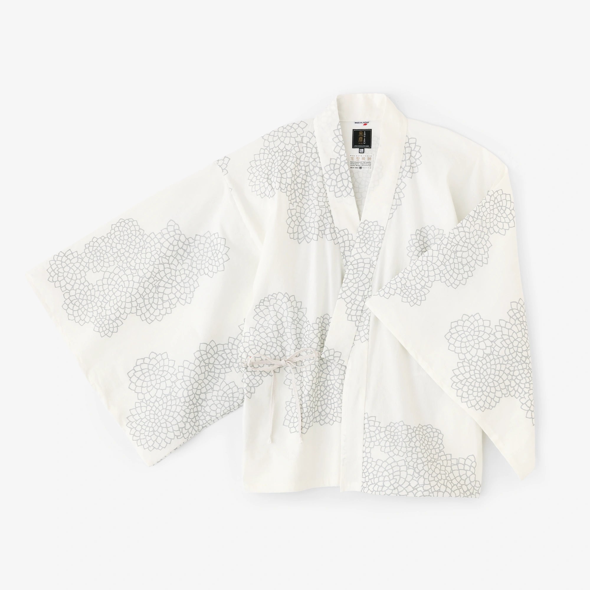 伸（しん） 綿麻（めんあさ） 角袖風靡（かくそでふうび）／雲間（くもま）に菊 つくも