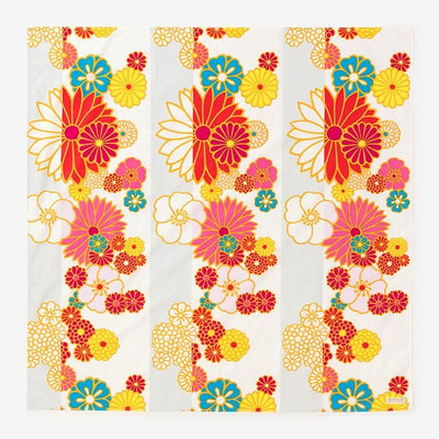 Hand-printed Furoshiki (Large) / Gold Damask