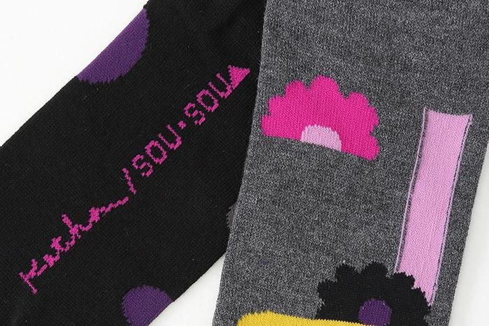 Tabi Socks (Mid-calf)／First Dream Grey×Black【Men・Women】