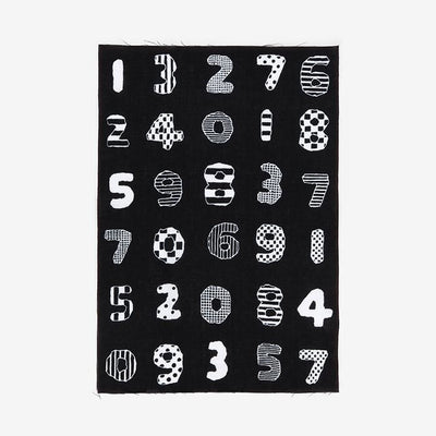 伊勢（短版）伊勢木棉圖案紋樣手巾/數字遊戲