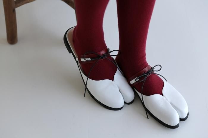 爪掛 SOU・SOU着衣×吉靴房／白色 【※約需8個月送達】