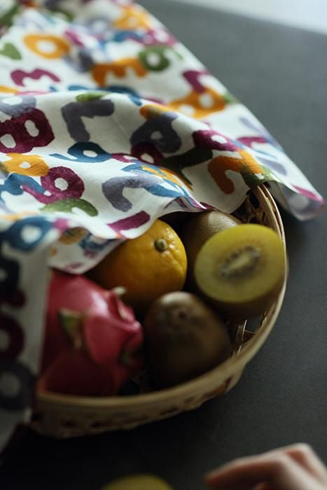 伊勢木棉圖案紋樣手巾／SO-SU-U十數 繽紛 秋收