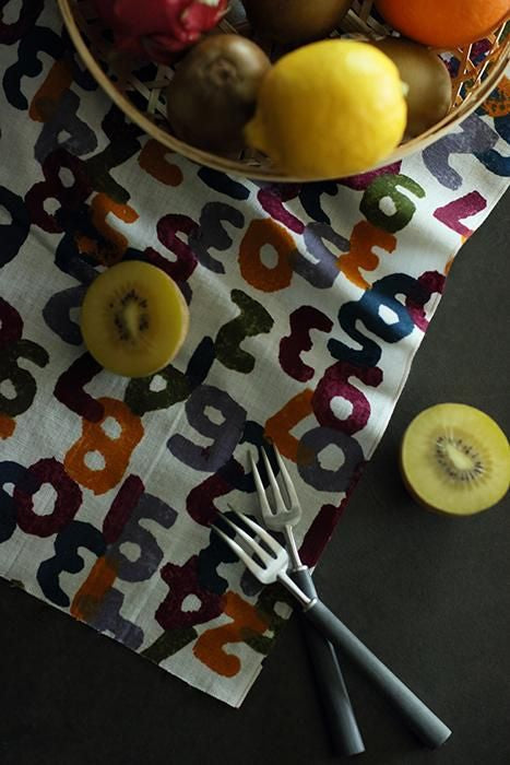 伊勢木棉圖案紋樣手巾／SO-SU-U十數 繽紛 秋收