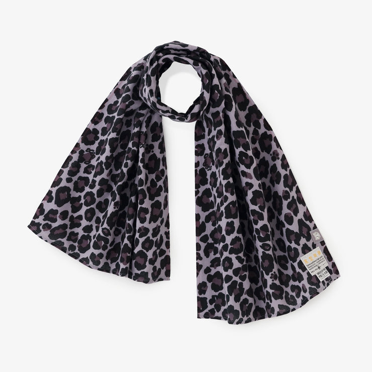 【6月30日頃発送予定】伊勢木綿 くびまき 短丈／dopo leopard Midnight