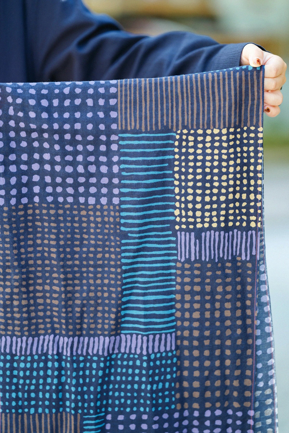 Isemomen Cotton Scarf / Field Large 2