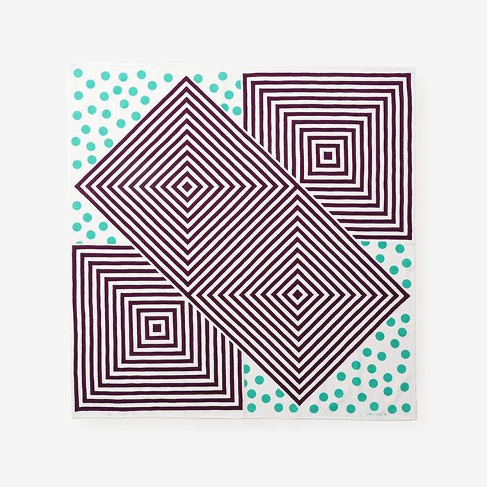 SOU・SOU ×Arakawa Masujiro Furoshiki (Large) / Temporary Peacock Green