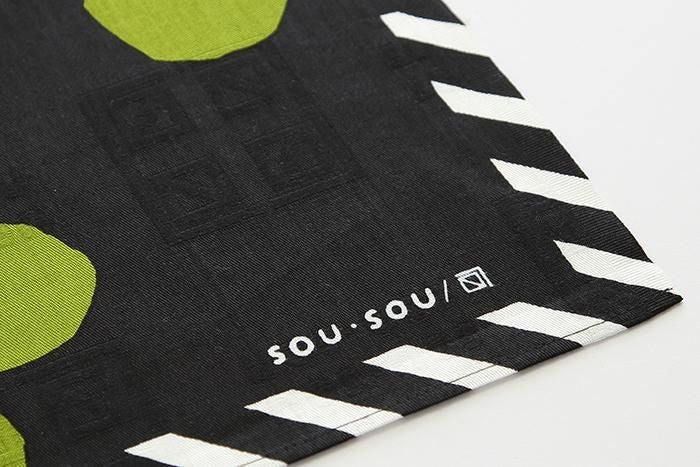 SOU・SOU ×Arakawa Masujiro Furoshiki (Large)／/ Layered-flowers Night Dew