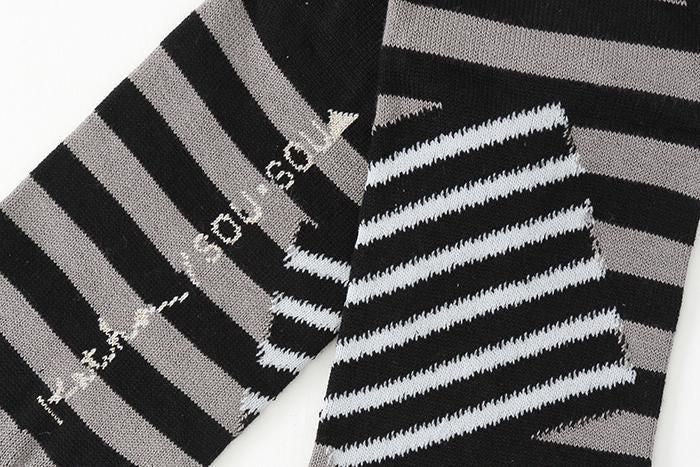 在塔布袜（正常长度） /岛湿羽毛颜色（螺母字母颜色）x浅墨色（男性和女人的略带））