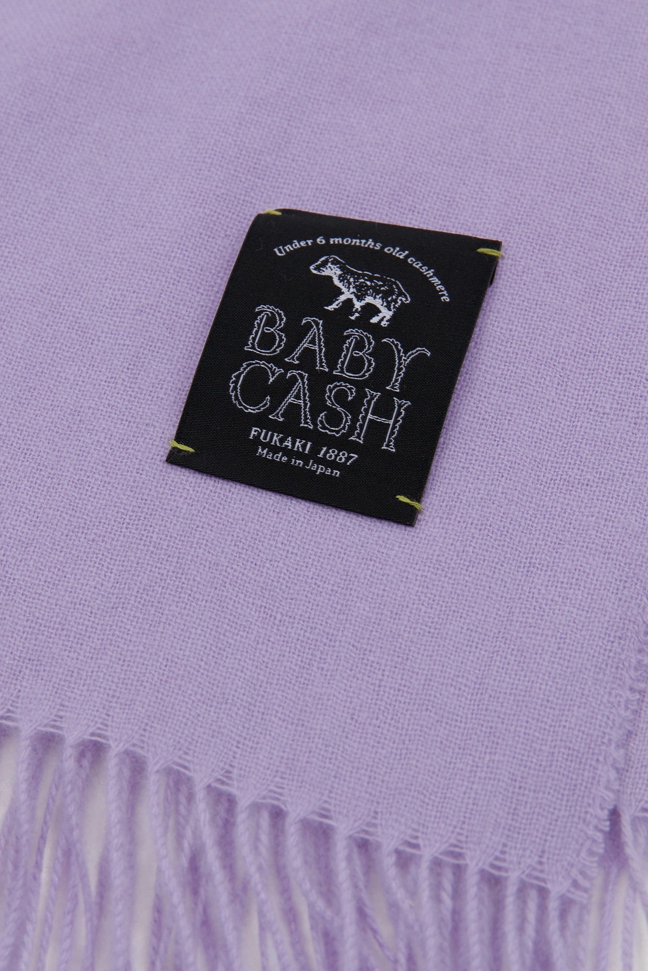 Babycash(R)羊绒薄围巾／藤色