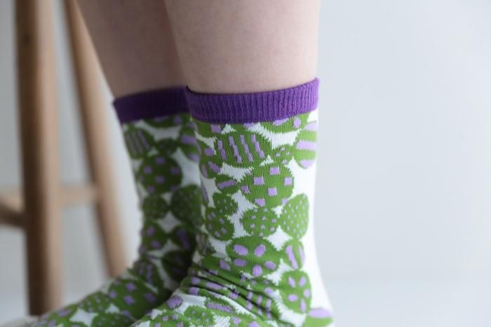 分趾襪（普通長度）／明麗 黃綠色 【男・女性用】