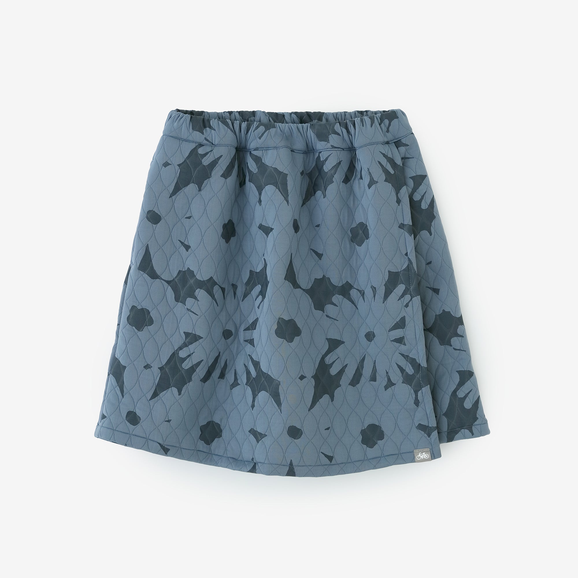 Quilted Jacquard BIKE Culottes／Oraka Saxe Blue 