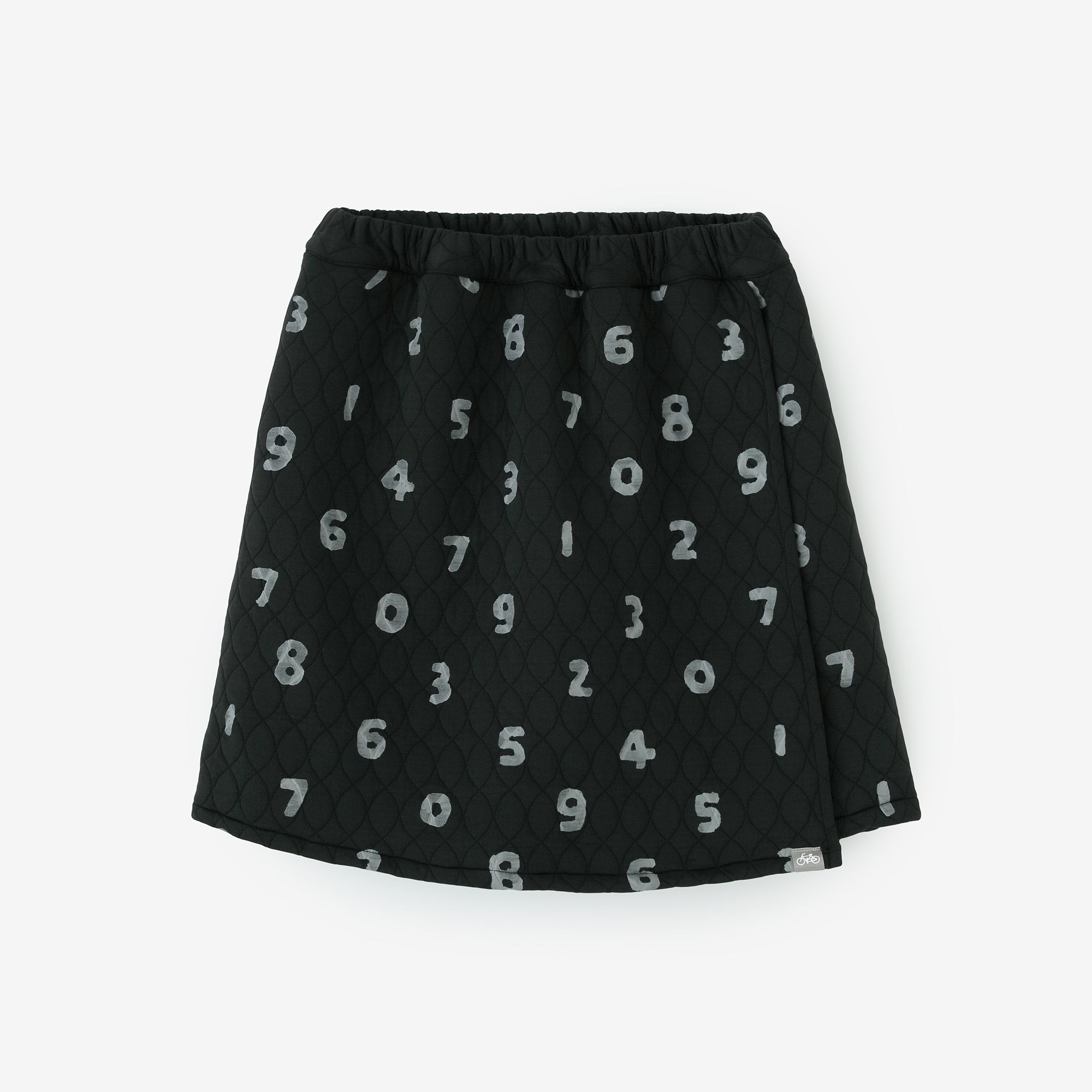 Quilted Jacquard BIKE Culottes／SO-SU-U Black 