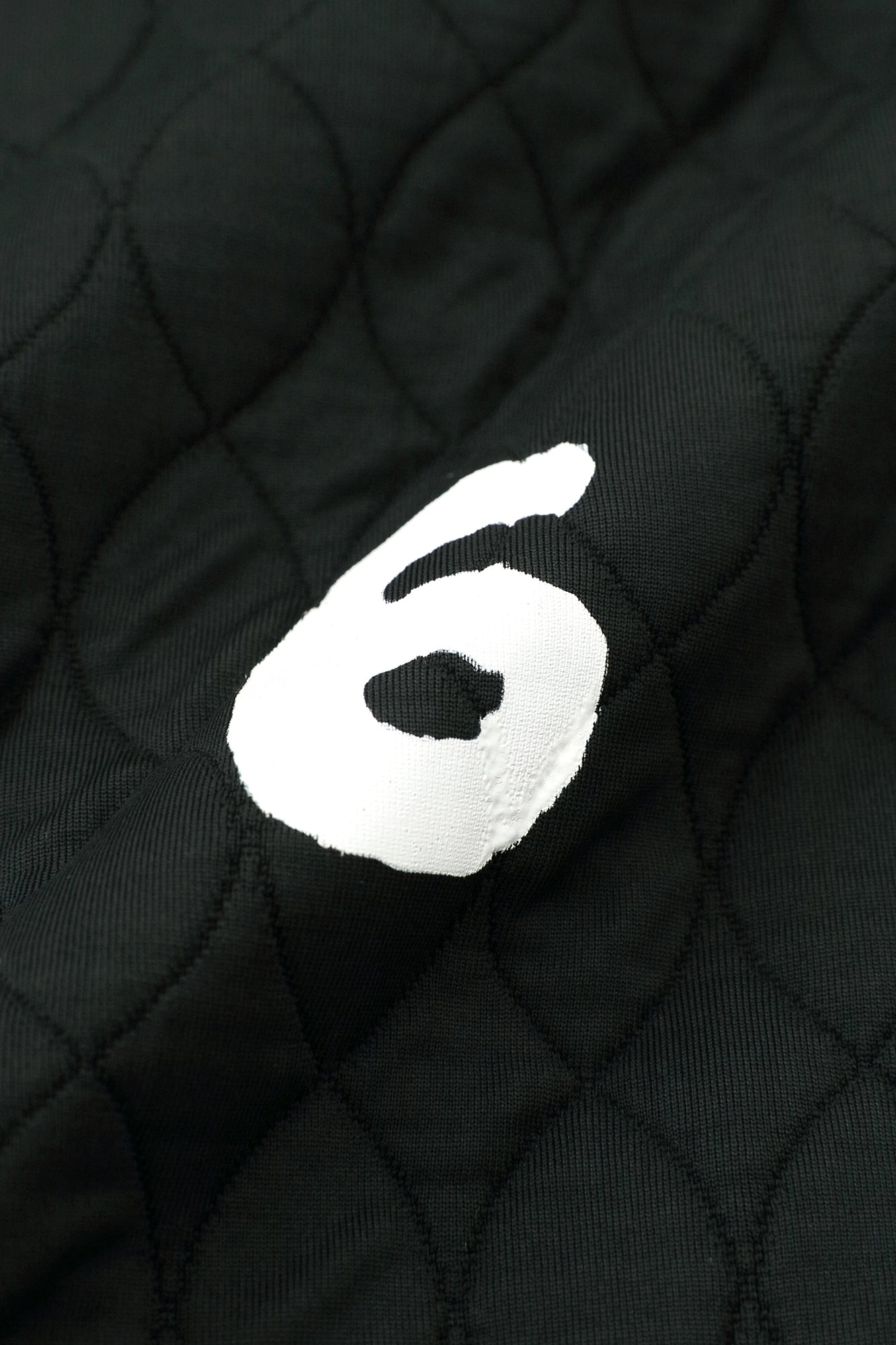 キルティングジャカール BIKEパーカー／SO-SU-U ブラック