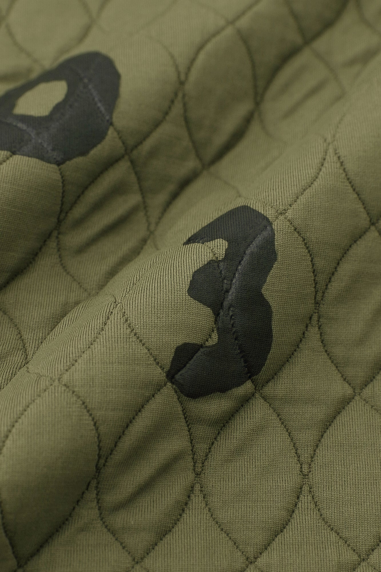 絎縫緹花 BIKE連帽外套／SO-SU-U十數 卡其色