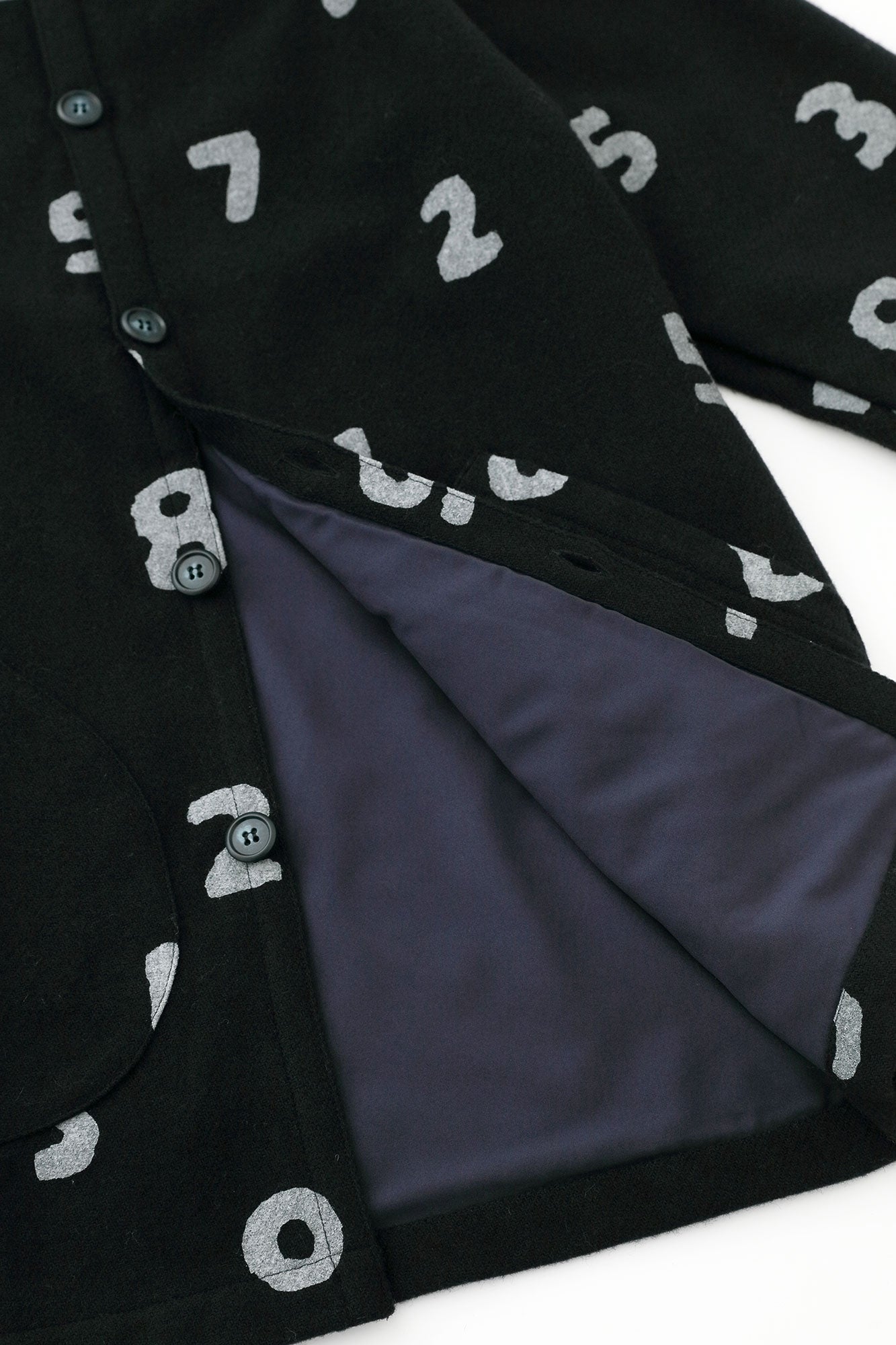 CORDURA® Combat Wool Cardigan with Collar／SO-SU-U Navy 