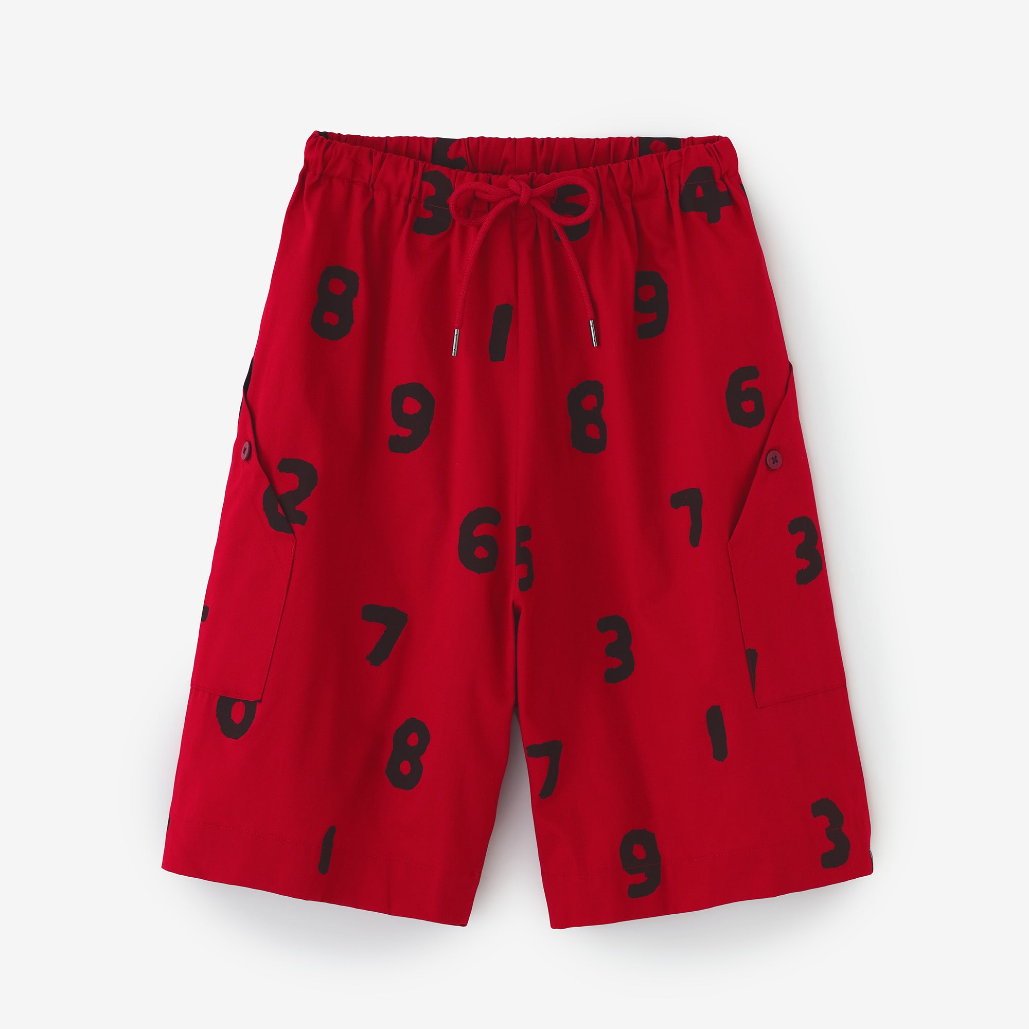 [Versand voraussichtlich um den 10. März] Cleanse (R) Twill BIKE-Shorts/SO-SU-U rot