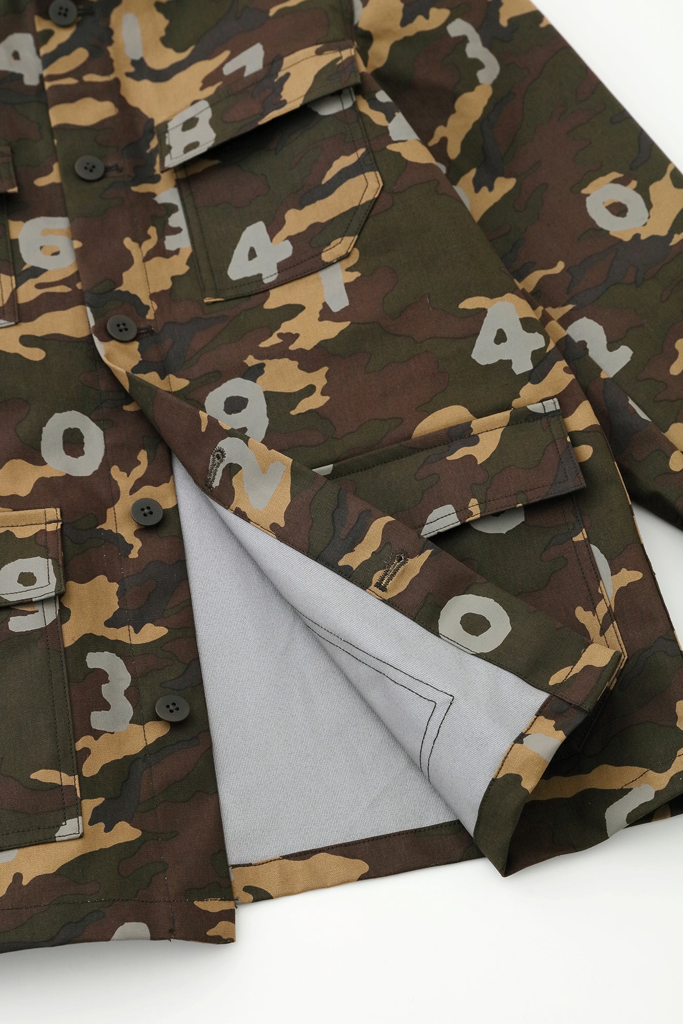 Waterproof Mountain Parka／camo SO-SU-U Olive Brown 