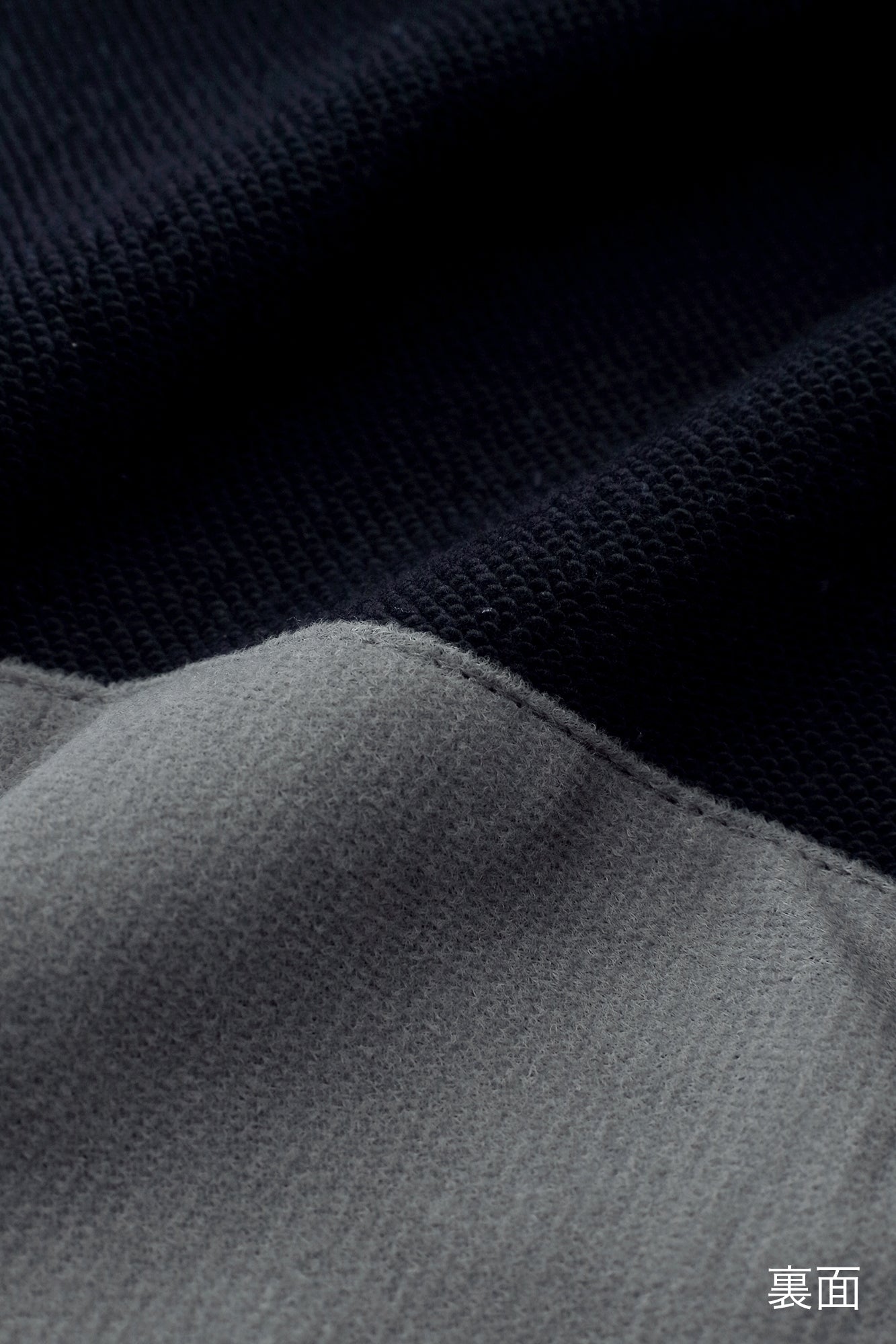 [仅限网络] 抓绒抓绒 BIKE 派克大衣/SO-SU-U 和空白（湿色）x 深灰色（koihai）