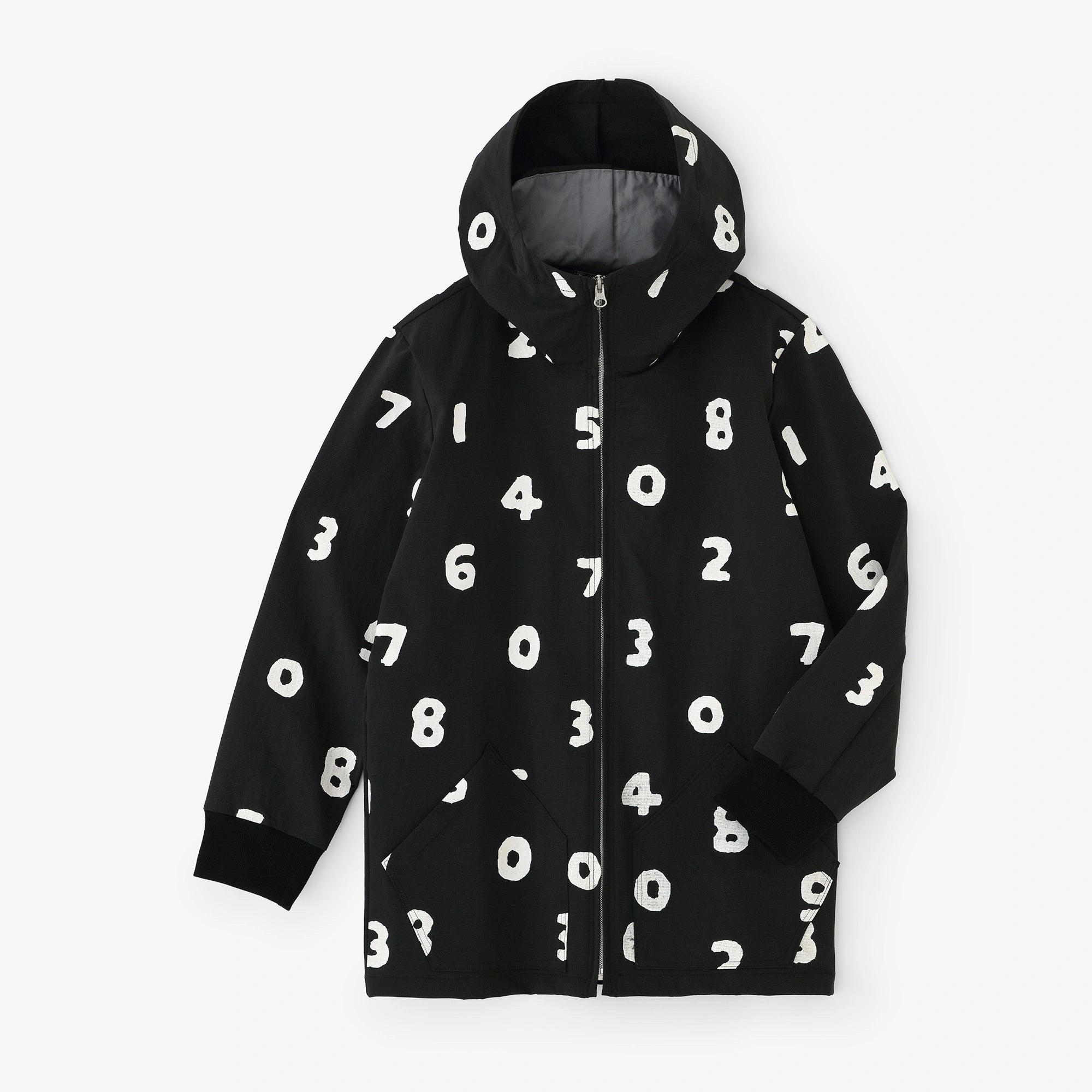 【3月10日頃発送予定】グログランストレッチ BIKEパーカー／SO-SU-U ブラック