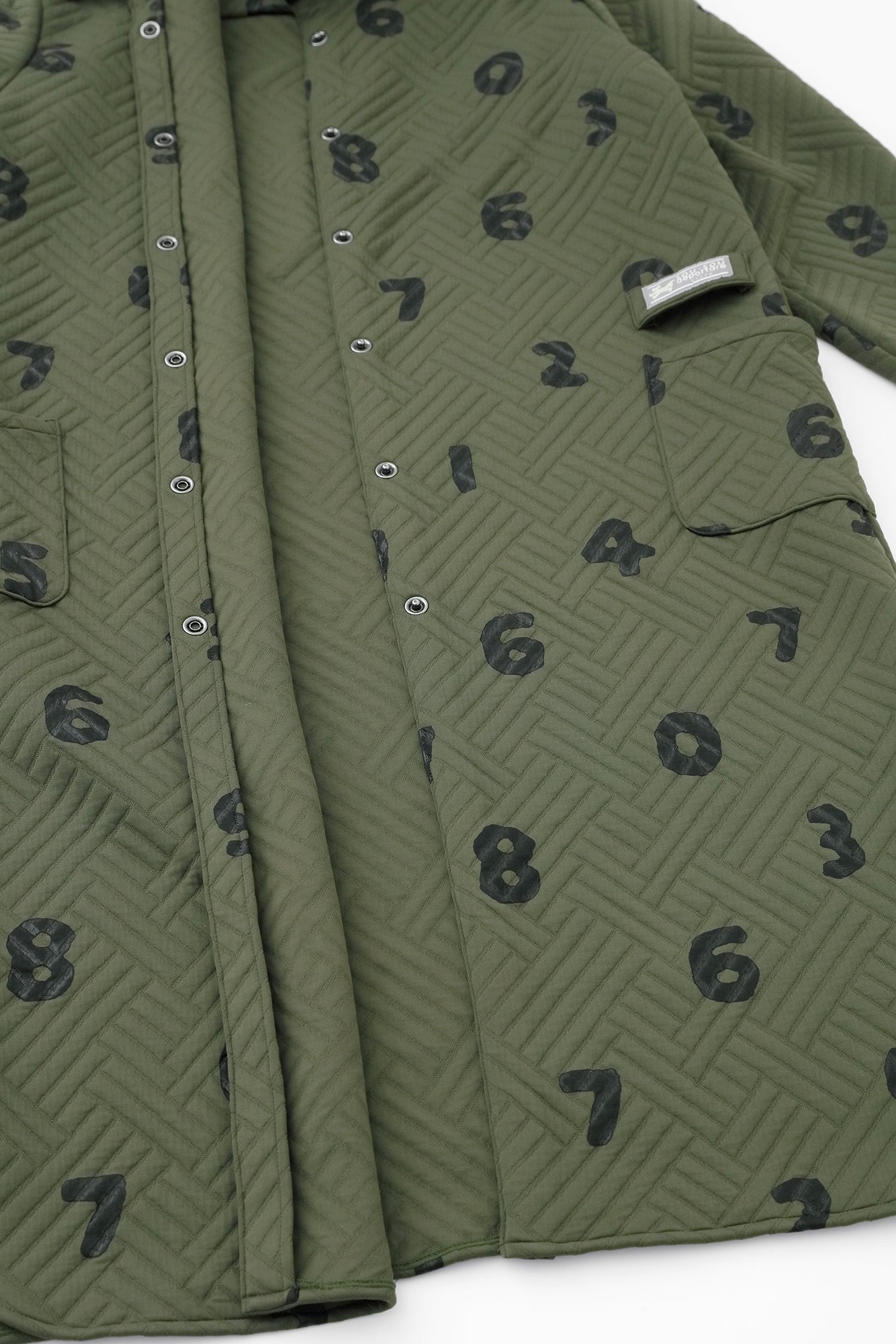 Quilting Jacquard SANPOOne-piece Dress／SO-SU-U Olive Green