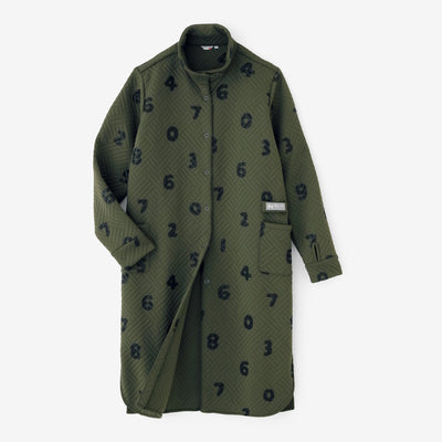 キルティングジャカール SANPOワンピース／SO-SU-U オリーブグリーン