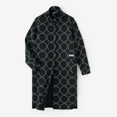 キルティングジャカール SANPOワンピース／わならべ ブラック