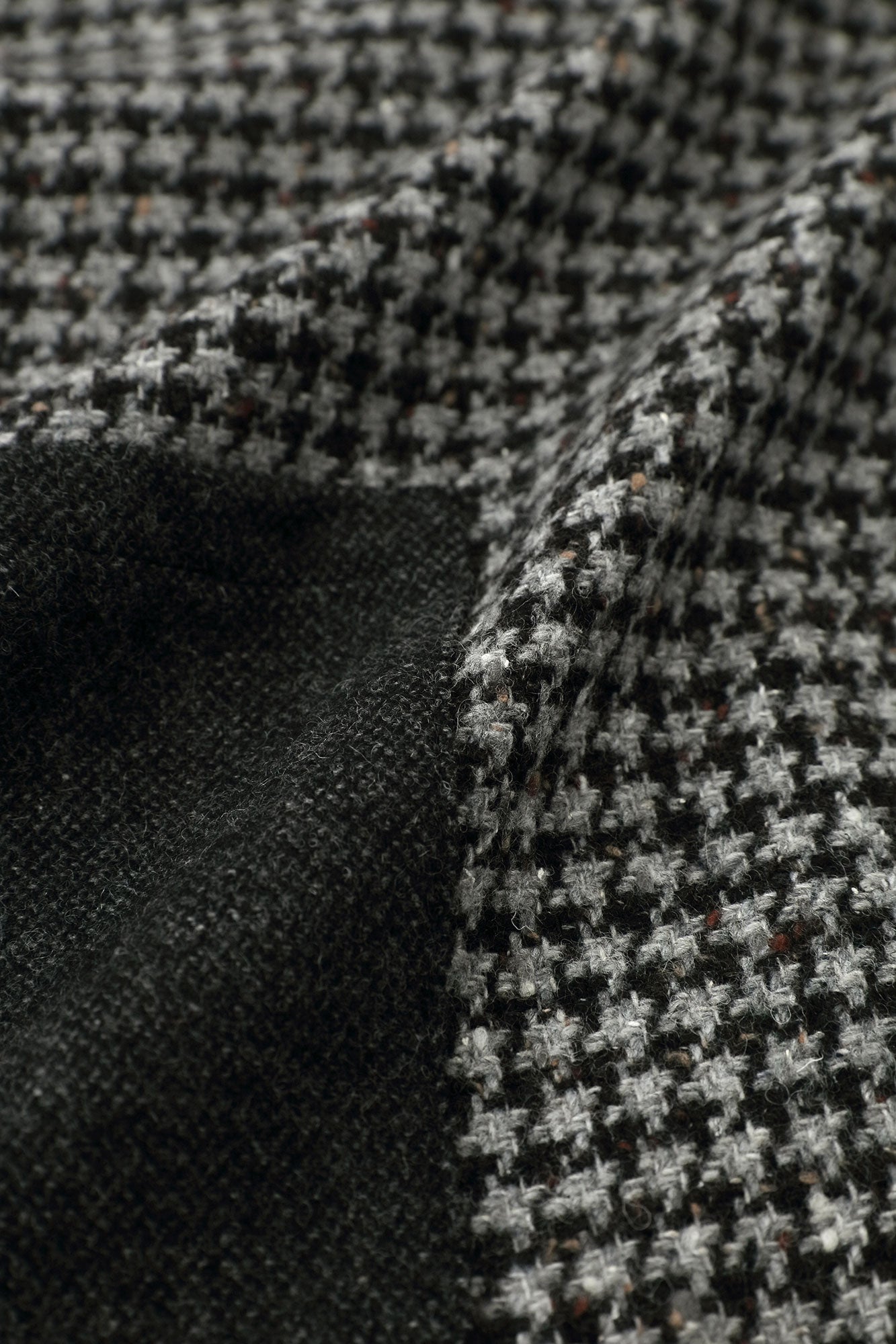 CBN Wool ZIP UP Hooded Jacket／Dark Grey 