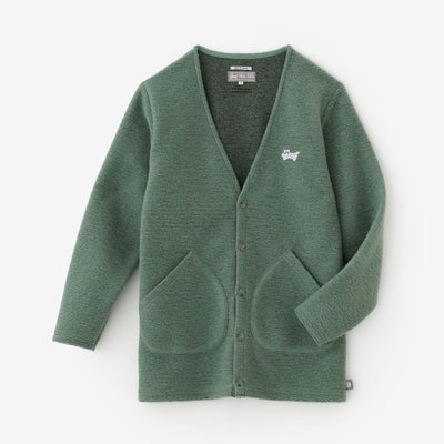 【◯预购】义大利毛绒针织V领L/S外套／薄荷绿（※预计于12月2日左右发货）