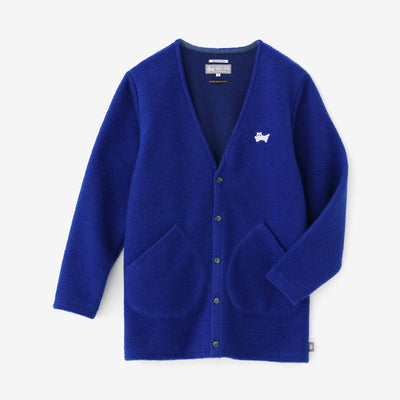 【◯预购】义大利毛绒针织V领L/S外套／蓝色（※预计于12月2日左右发货）