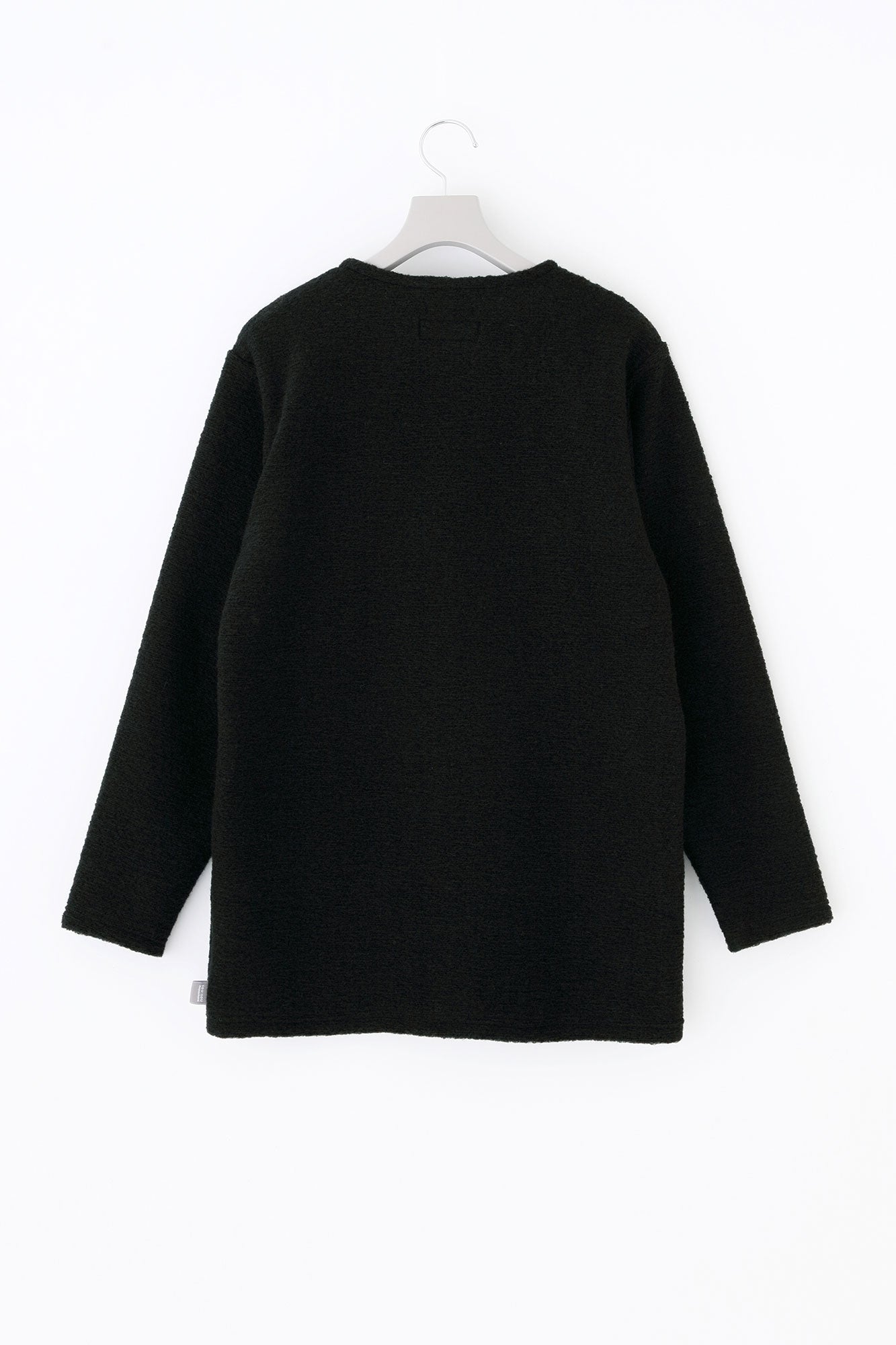 【◯预购】义大利毛绒针织V领L/S外套／黑色（※预计于12月2日左右发货）