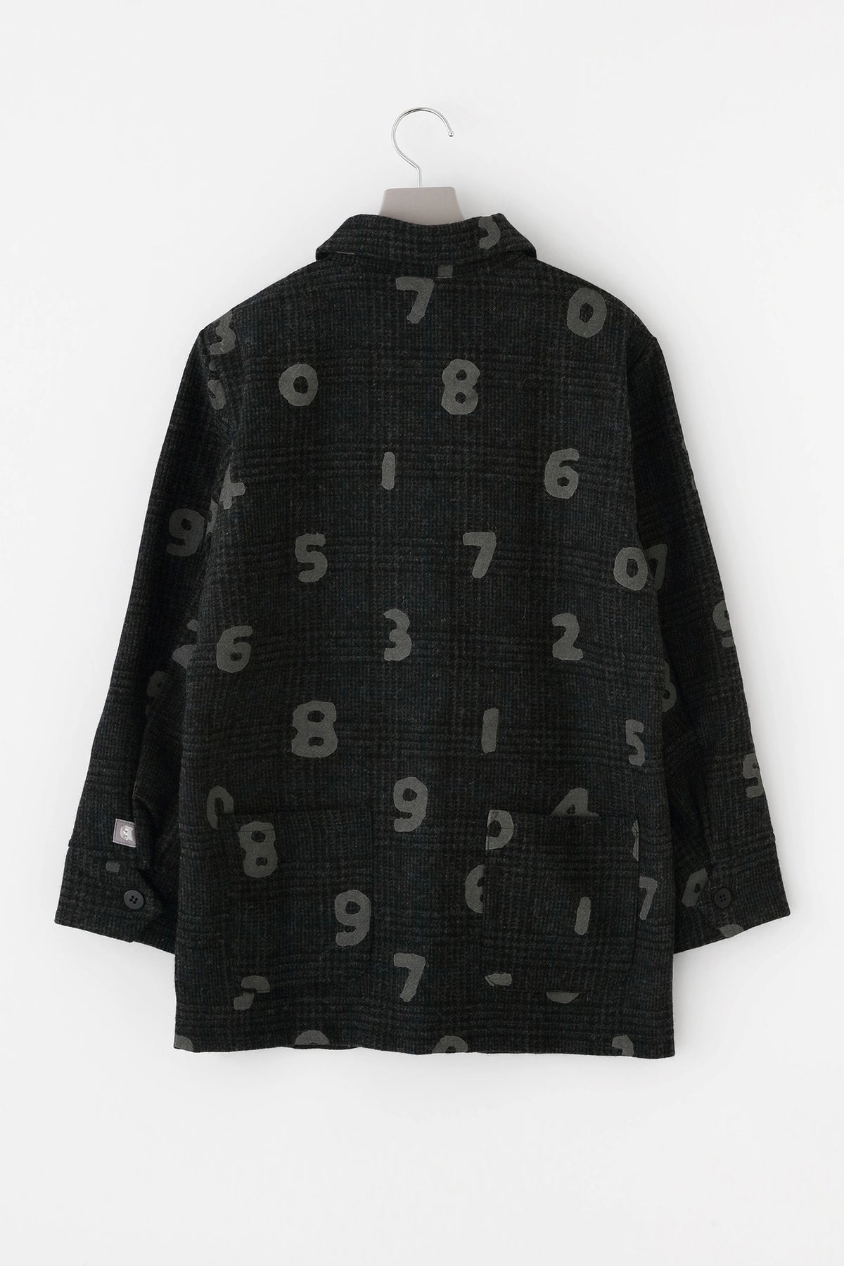 【Ships ard. 9/29】Bishu Tweed Collared ZIP UP Jacket／SO-SU-U Glen Check