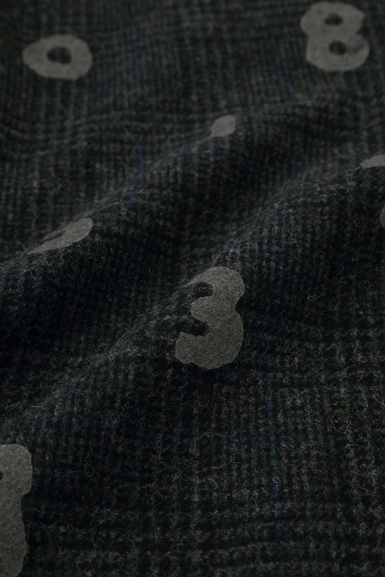 【Ships ard. 9/29】Bishu Tweed Collared ZIP UP Jacket／SO-SU-U Glen Check