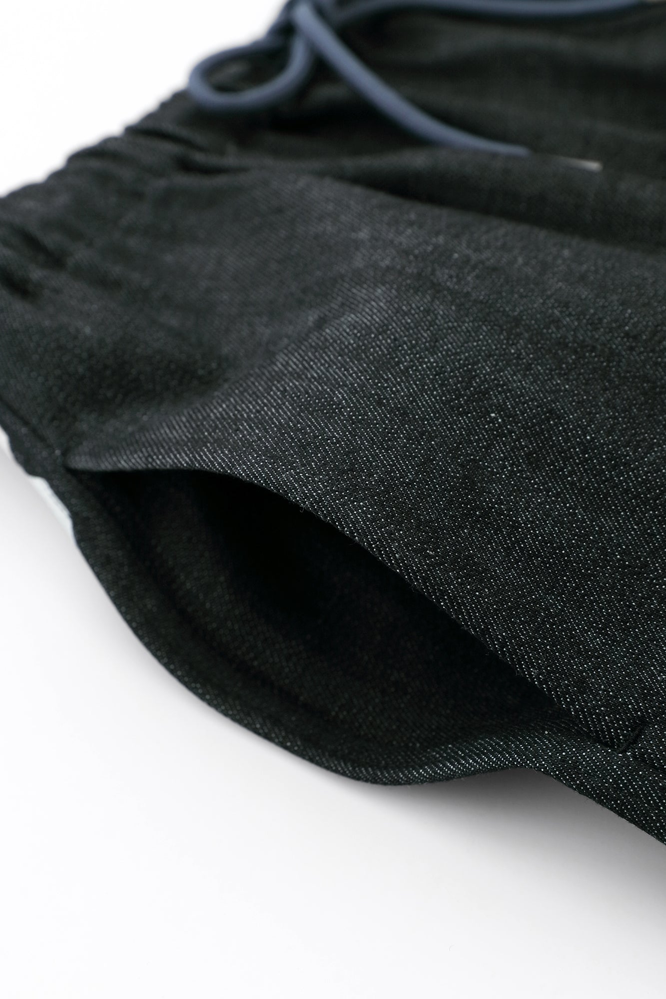 彈性牛仔布 工裝褲／靛藍染×SO-SU-U十數