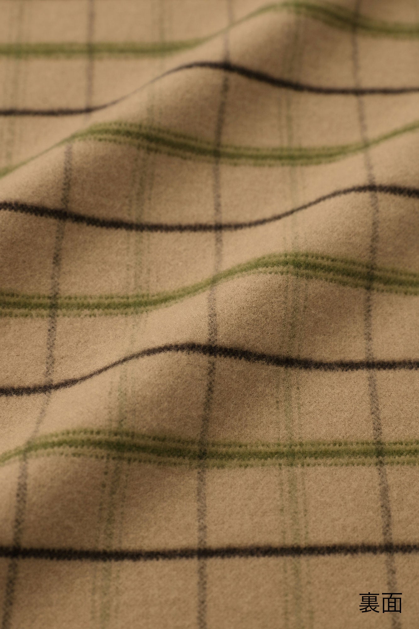 Soft Thermo(R)  Fleece Lining Check BIKE One-piece Dress ／Flower Seedling Scattered 