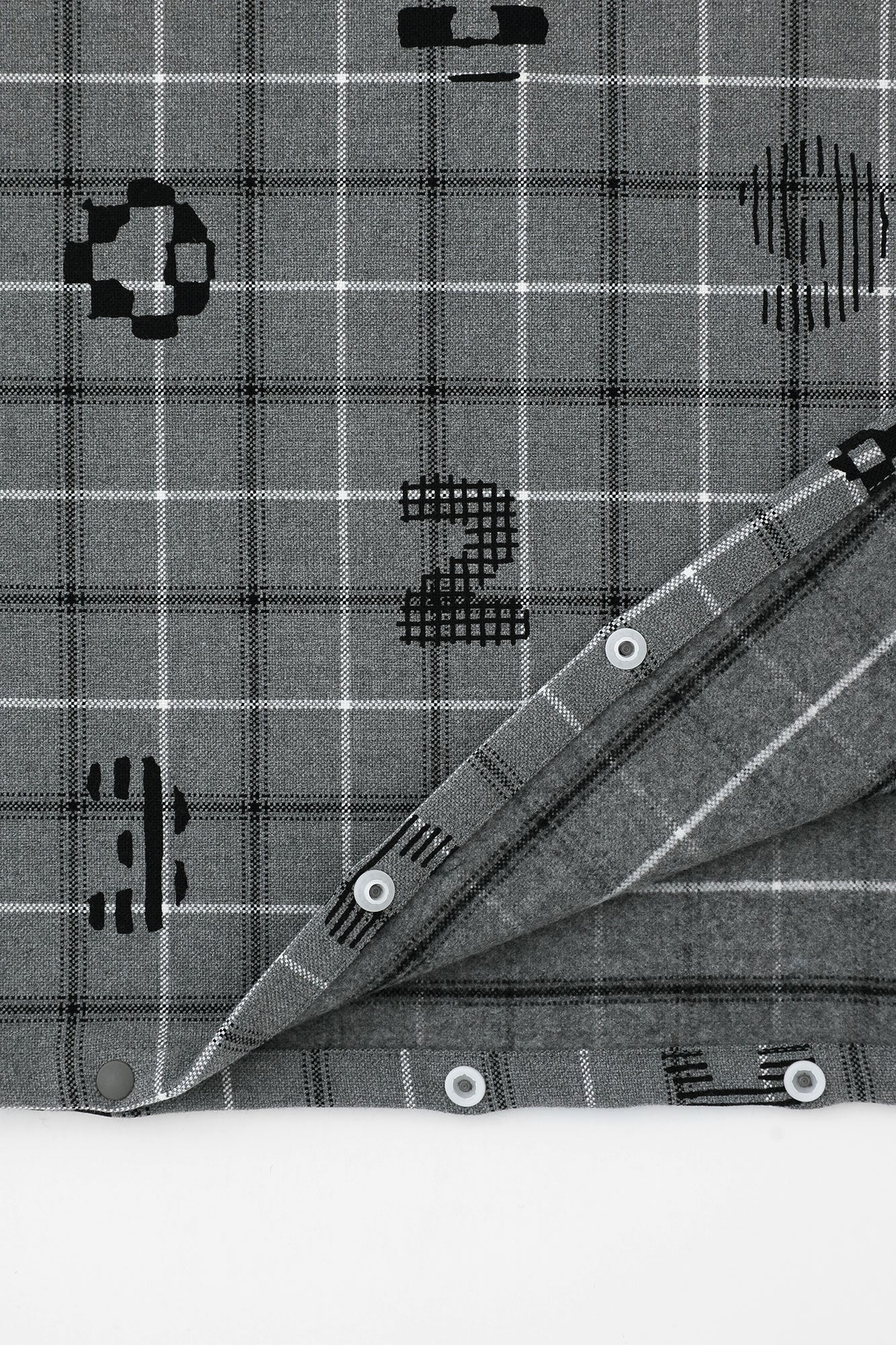 Soft Thermo(R)  Fleece Lining Check BIKE One-piece Dress ／SOU・SOU Kyoto