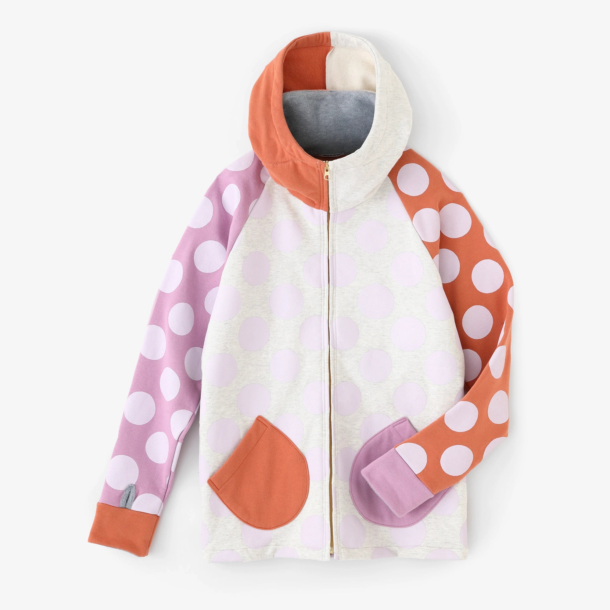 裏起毛 BIKEパーカー／KPD ベゴニア・ピンク