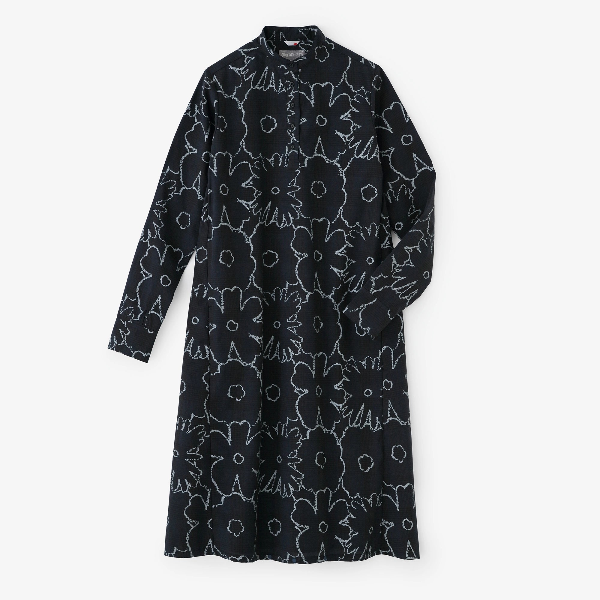 【3月10日頃発送予定】メランジチェック H.N.BIKEワンピース／おおらからくがき