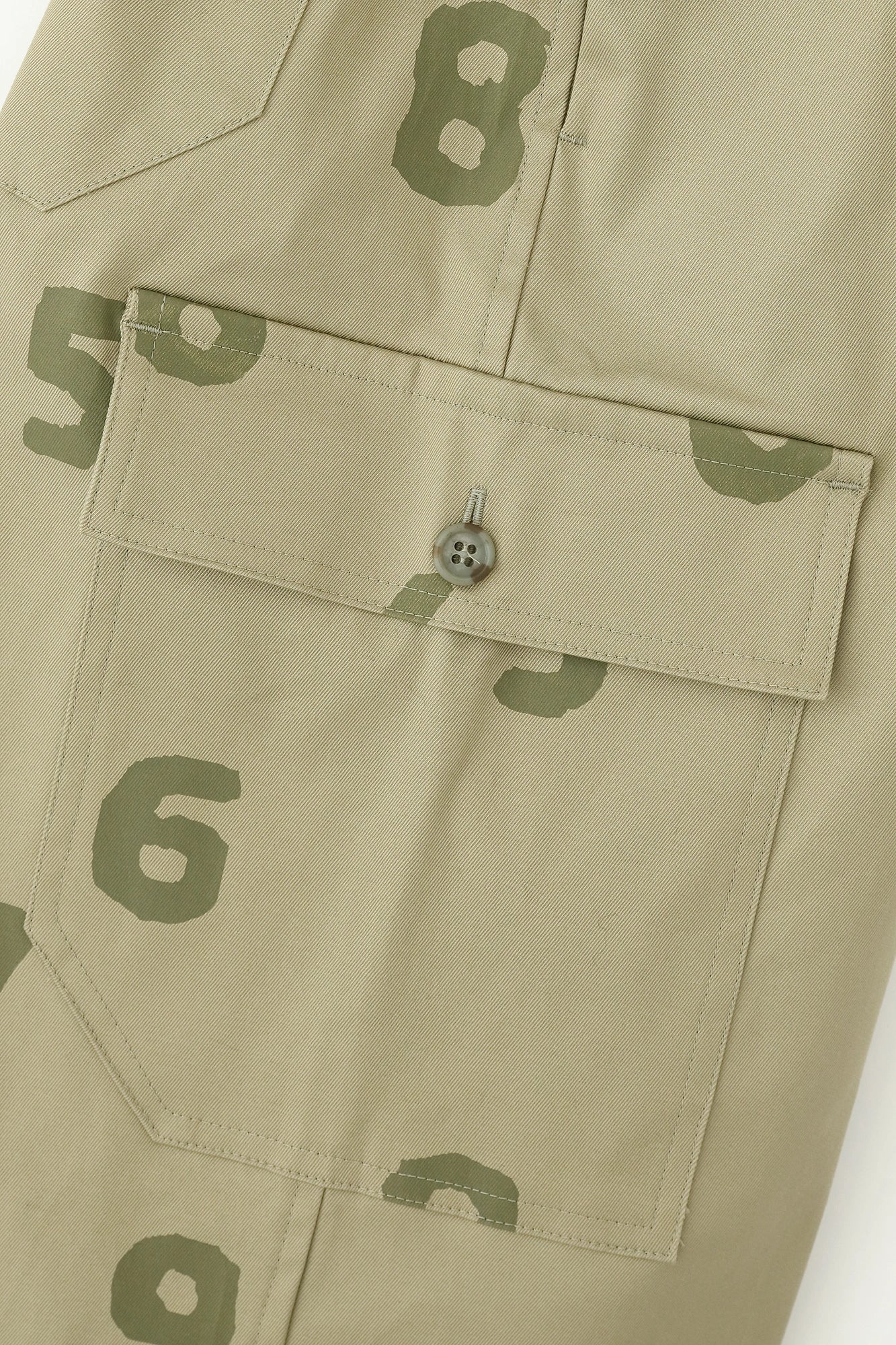 [Versand voraussichtlich um den 10. März] Stretch-Cargohose aus Chinostoff/EntengrünSO-SU-U